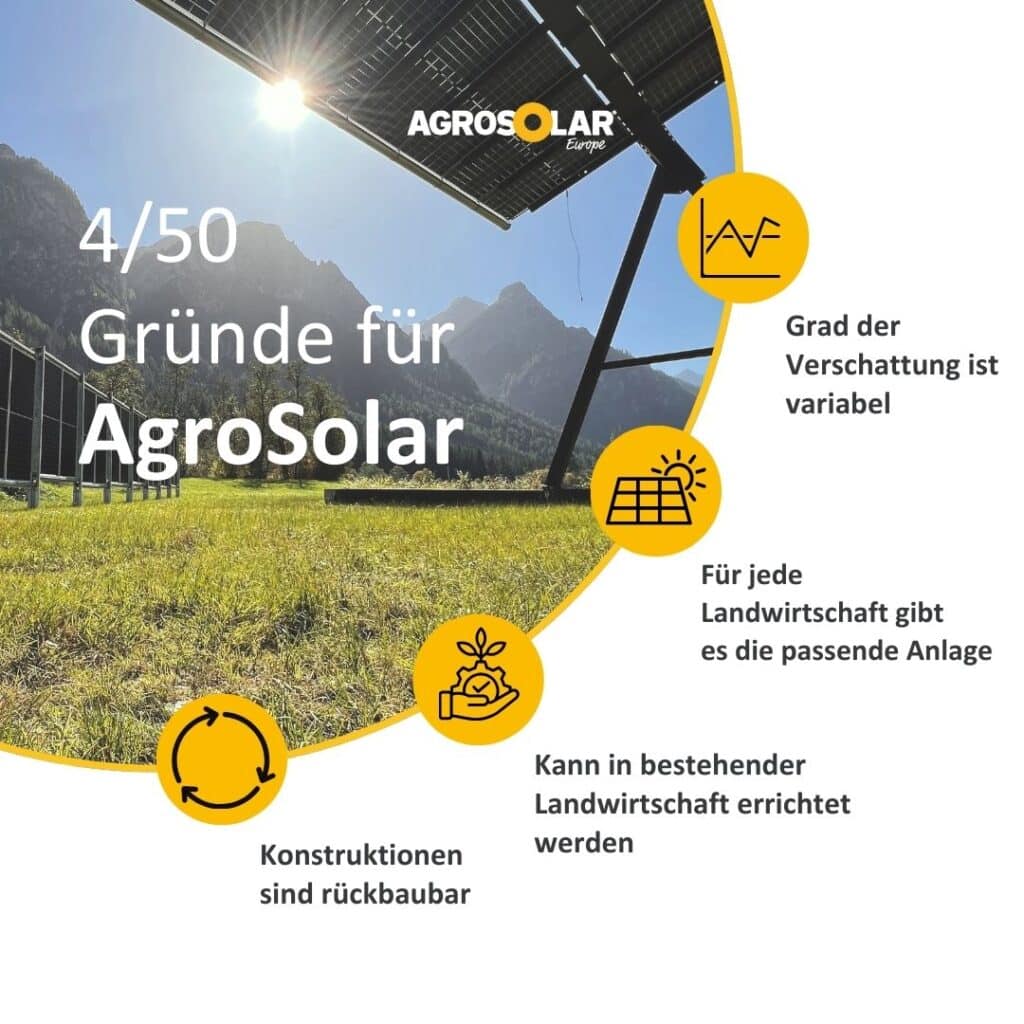 50 Gründe für Agri-PV mit AgroSolar zum Thema Flexibilität