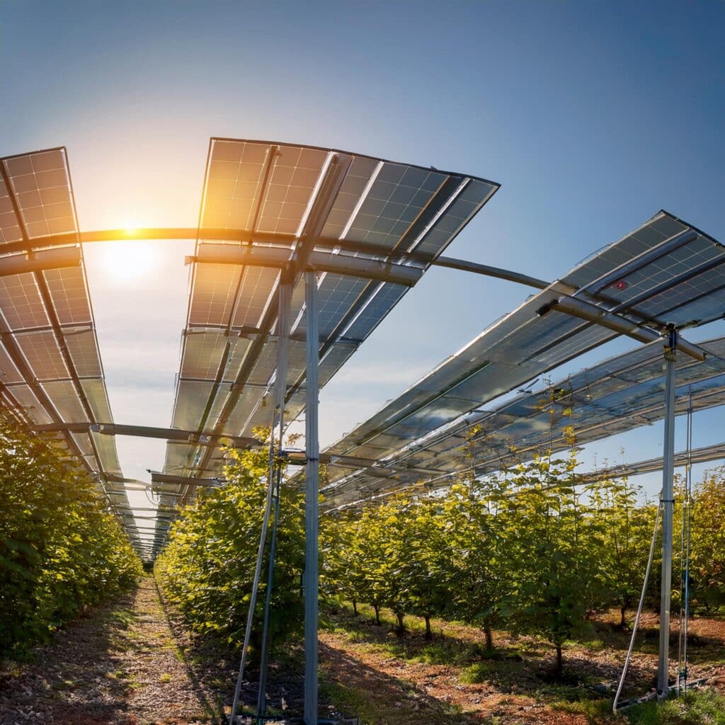 Mykovoltaik Agri-PV-Projekt Haselnüsse Trüffel