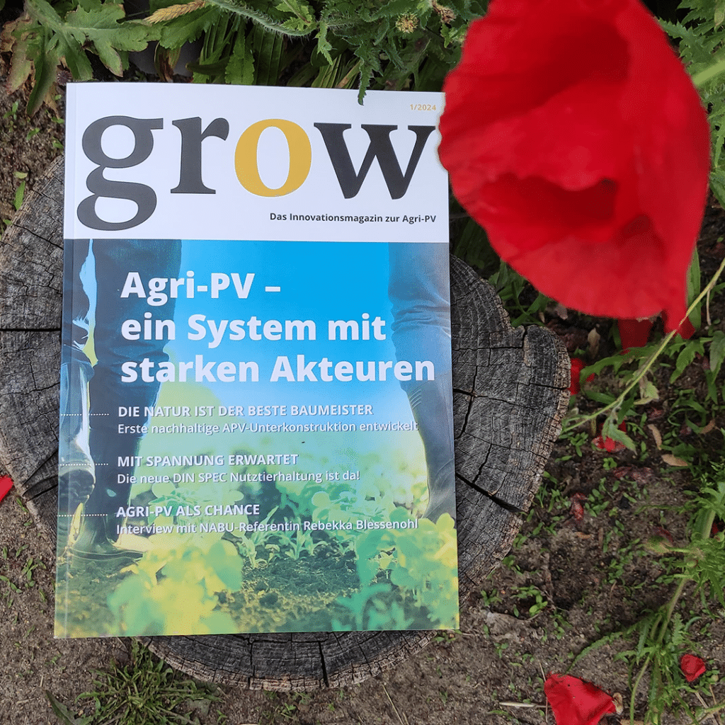 grow Magazin zur Agri-PV Ausgabe 3